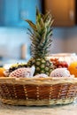 Isolated Photograph of a Fruit Basket