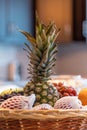 Isolated Photograph of a Fruit Basket