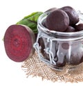 Isolated pickled Beetrot Royalty Free Stock Photo