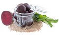 Isolated pickled Beetrot Royalty Free Stock Photo