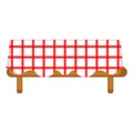 Isolated picnic table icon Royalty Free Stock Photo