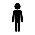 Isolated pictogram man