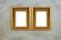 Isolated picture frames Royalty Free Stock Photo