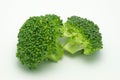 Isolated pieces of brocoli