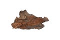 isolated pieces of pine bark Royalty Free Stock Photo