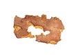 isolated pieces of pine bark Royalty Free Stock Photo