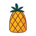 Isolated pineapple icon Royalty Free Stock Photo