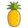 Isolated pineapple icon Royalty Free Stock Photo