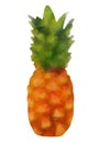 Isolated pineapple triangle