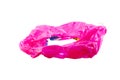 Pink inflatable round Royalty Free Stock Photo