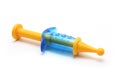 Isolated Plastic Toy Syringe Royalty Free Stock Photo