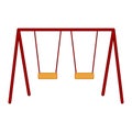 Isolated playground swing equipment