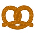 Isolated pretzel image