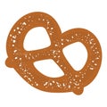 Isolated pretzel image