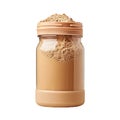 Isolated protein powder container on transparent Royalty Free Stock Photo