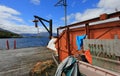 The isolated Puerto Eden in Wellington Islands, fiords of southern Chile