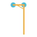 Isolated pulley icon Royalty Free Stock Photo