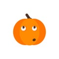 Isolated pumkin cute smile character