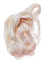 Isolated raw silk Royalty Free Stock Photo