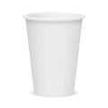 Isolated Realistic Disposable Paper Cup Vector Illustration