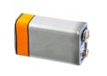 Isolated rechargable battery block Royalty Free Stock Photo