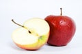 Isolated red apple Royalty Free Stock Photo