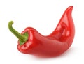 Isolated red bell pepper Royalty Free Stock Photo