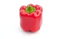 The isolated red bell pepper Royalty Free Stock Photo