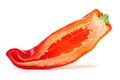 Isolated red bell pepper Royalty Free Stock Photo