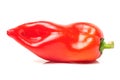 Isolated red bell pepper Royalty Free Stock Photo