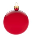 Isolated Red Christmas Ornament Royalty Free Stock Photo