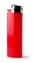 Isolated red lighter