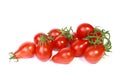 Isolated red pear cherry tomatoes