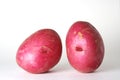 Isolated red potatoes Royalty Free Stock Photo