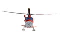 Isolated rescue helicopter Royalty Free Stock Photo