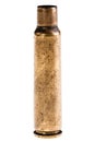 Isolated rifle bullet case