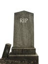 Isolated RIP Grave Royalty Free Stock Photo