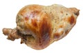 isolated roasted chicken