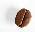 Isolated roasted coffee bean