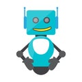 Isolated robot toy - Vector