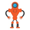 Isolated robot toy - Vector