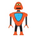 Isolated robot toy - Vector