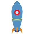 Isolated rocket space toy icon
