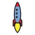 Isolated rocket toy