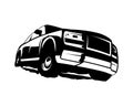 isolated Rolls-Royce Ghost vector illustration Royalty Free Stock Photo