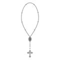 Rosary beads icon