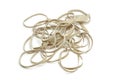 Isolated rubber bands Royalty Free Stock Photo