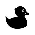 Isolated rubber duck icon Royalty Free Stock Photo