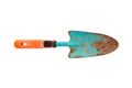 Isolated rusty garden shovel Royalty Free Stock Photo