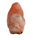 Isolated salt therapy lamp. Big salt stone.